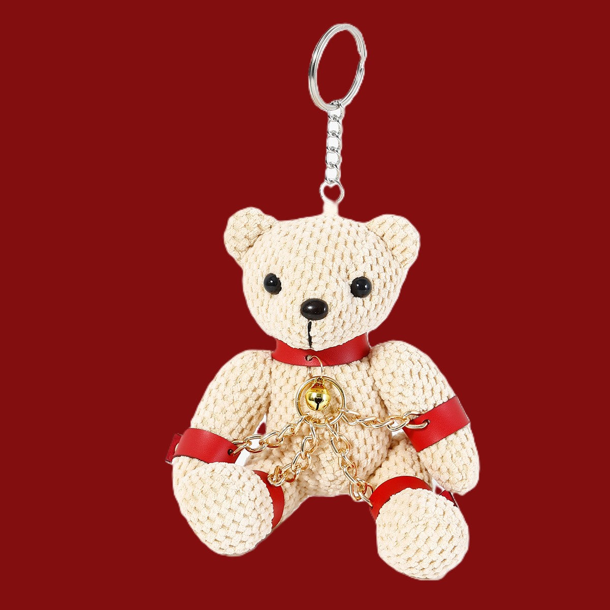 Rope Doll Plush Bear Toy Pendant